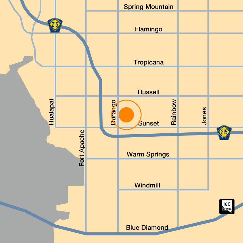 A map of the Culinary Health Center - Durango