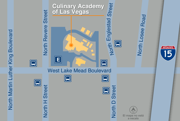 Map showing 710 West Lake Mead Boulevard