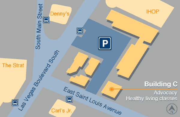 Map showing 515 East Saint Louis Avenue